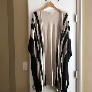 Striped Cardigan/Shawl